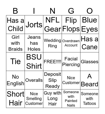 Tell-A-Friend Bingo Card