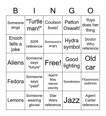 AoS Season 7 Premiere! Bingo Card