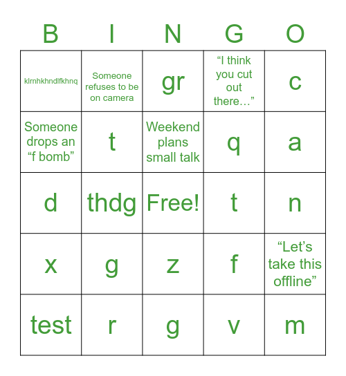 Team Xbox Offsite Bingo! Bingo Card