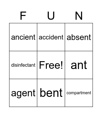 Summer Week 2 Bingo Card