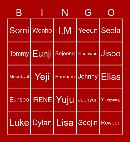 🍁 Mappy Bingo 🍁 Bingo Card