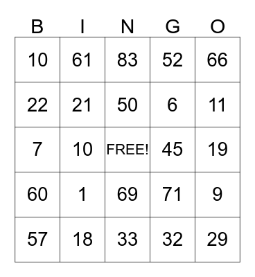 October BINGO w/ At Home Healthcare. Check your cards each week and if you have a BINGO, call Vera @ 903.930.4777 Bingo Card