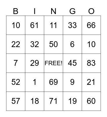 October BINGO w/ At Home Healthcare. Check your cards each week and if you have a BINGO, call Vera @ 903.930.4777 Bingo Card