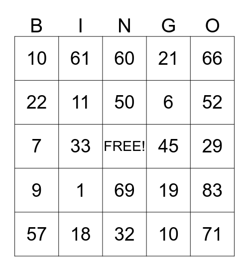 October BINGO w/ At Home Healthcare. Check your cards each week and if you have a BINGO, call Vera @ 903.930.4777 Bingo Card