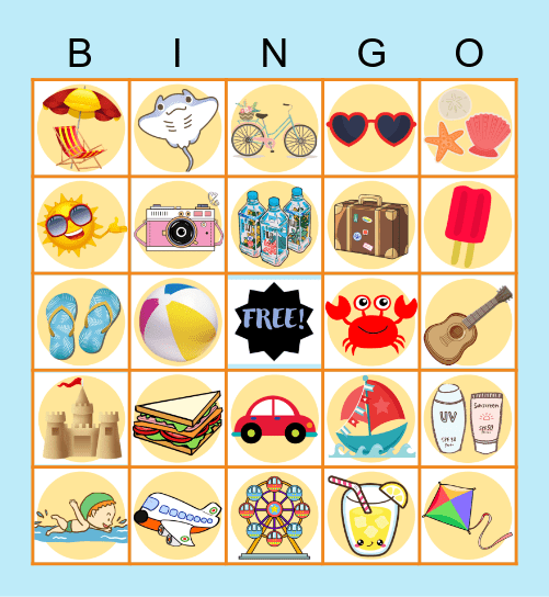 Summer Bingo Card