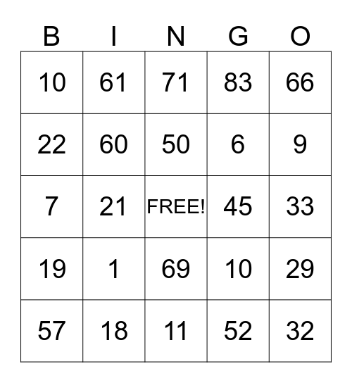 October BINGO w/ At Home Healthcare. Check your cards each week and if you have a BINGO, call Vera @ 903.930.4777 Bingo Card