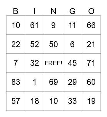 October BINGO w/ At Home Healthcare. Check your cards each week and if you have a BINGO, call Vera @ 903.930.4777 Bingo Card