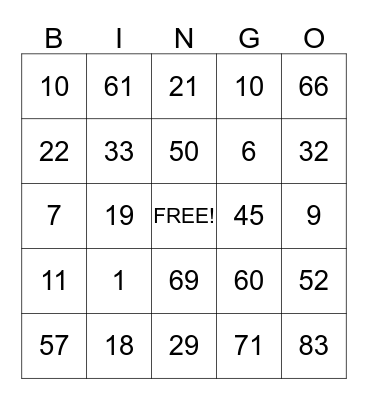 October BINGO w/ At Home Healthcare. Check your cards each week and if you have a BINGO, call Vera @ 903.930.4777 Bingo Card