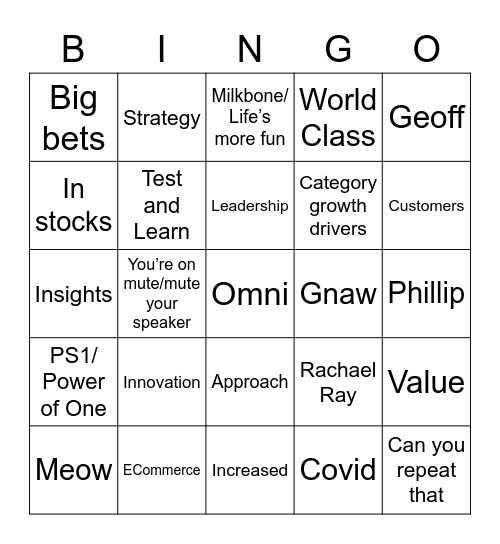 Pet JBP Part 2 Bingo Card