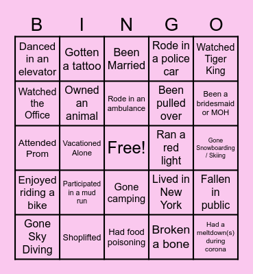 FRC BINGO Card