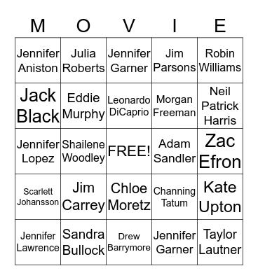 Janneke's birthday Bingo Card