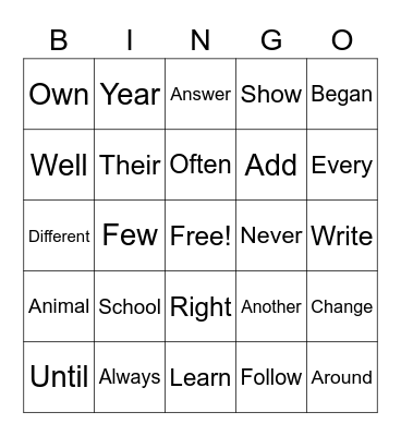 Bingo 114 Bingo Card
