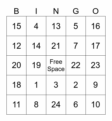 CAP Edition Bingo Card