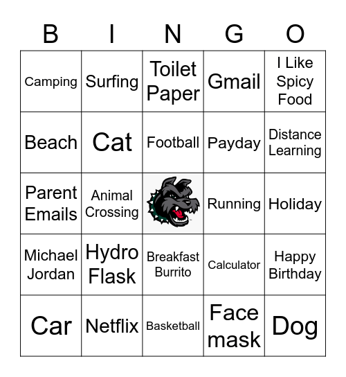 Schools out for Summer Bingo Card