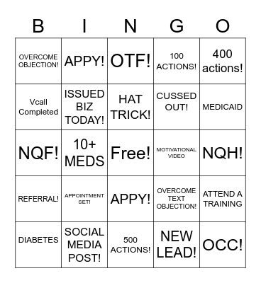 Superior Phoenix TakeOver Bingo Card