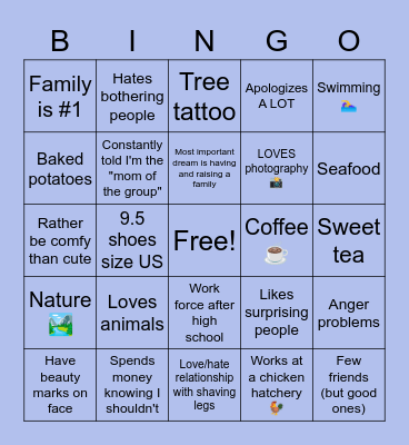 Bobbi's Bingo #3 Bingo Card