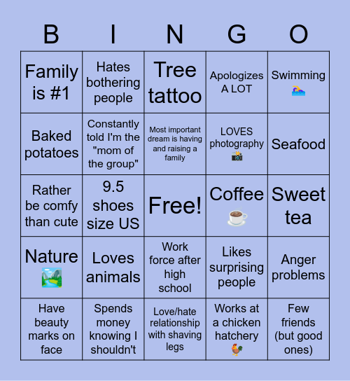 Bobbi's Bingo #3 Bingo Card