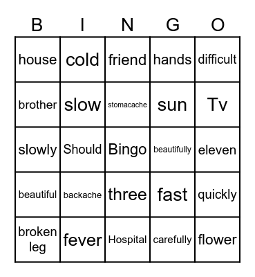 Colcarmen Bingo Card