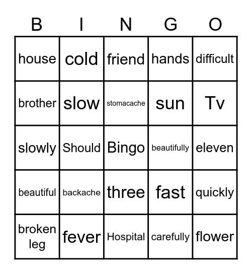 Colcarmen Bingo Card