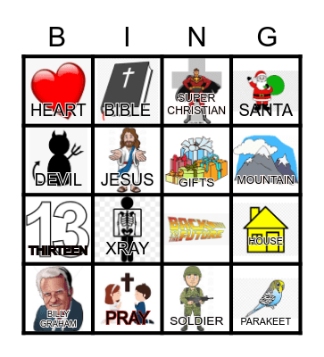 HOLY SPIRIT'S JOB Bingo Card