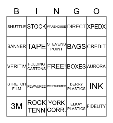 CUSTOMER SERVICE WEEK  Bingo Card