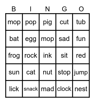 BINGO GAME FOR DYLAN & ELENA Bingo Card