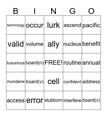 the most epic bingo of all time #awesome Bingo Card