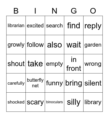 Lesson.13 Bingo Card