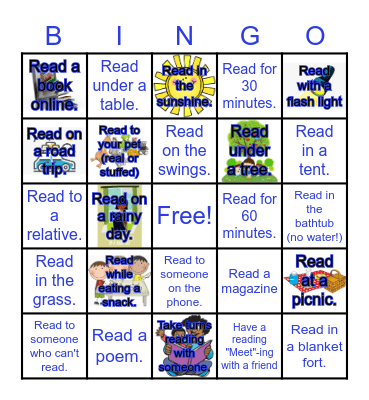 #CPSReads Summer Reading Challenge Bingo Card