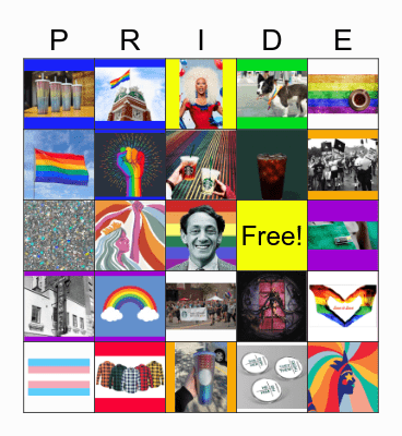 Pride Bingo Card