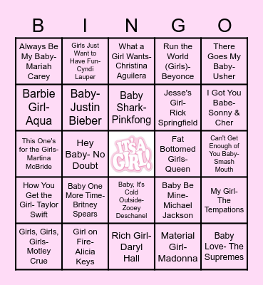 Baby McCoy Bingo! Bingo Card