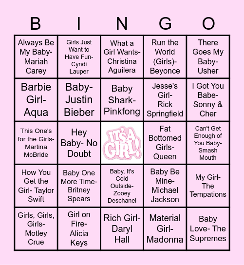 Baby McCoy Bingo! Bingo Card