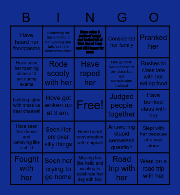 Dhakkan Ka Birthday Bingo Card