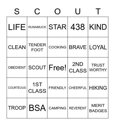 LONGHORNS BINGO Card