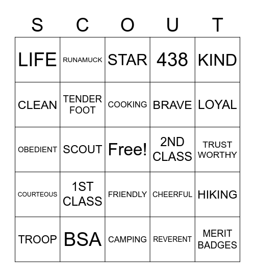 LONGHORNS BINGO Card