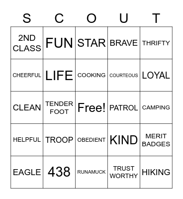 LONGHORNS BINGO Card