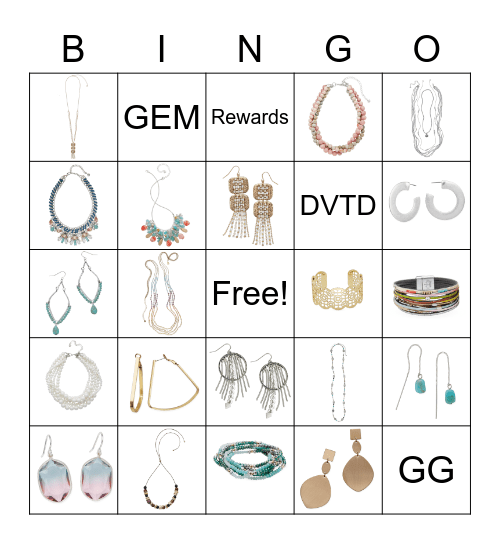 BLINGO! Bingo Card