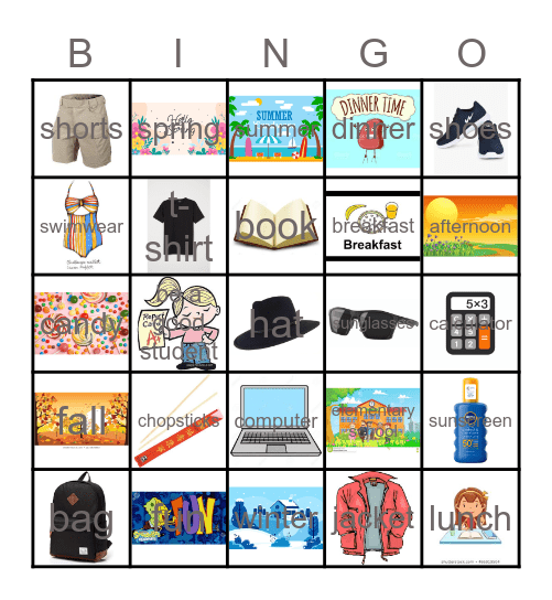 June week 1 Bingo Card
