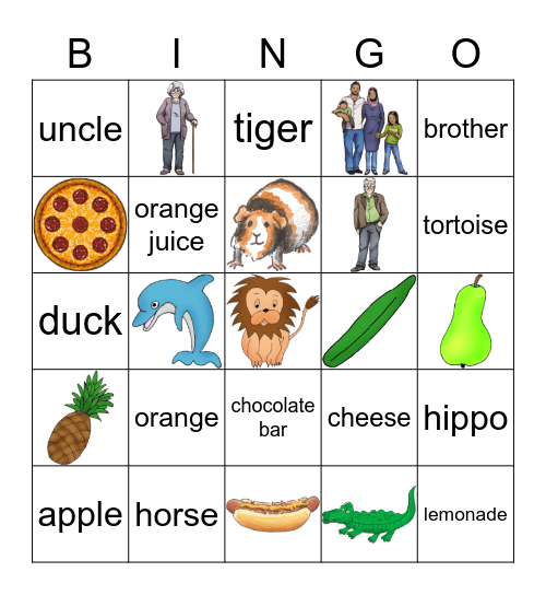 All about me Bingo Card