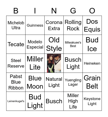 BEER Bingo Card