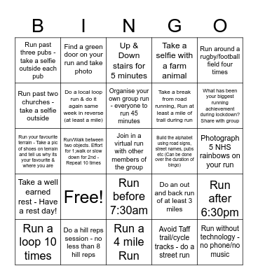 Panther's Bingo Round 2 Bingo Card