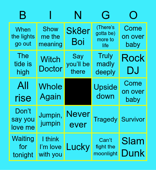 Feel Good Friday 3 Bingo Card