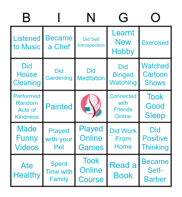 TalktoAngel's Lockdown Bingo Card