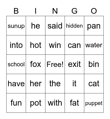 Last day of school Bingo Card