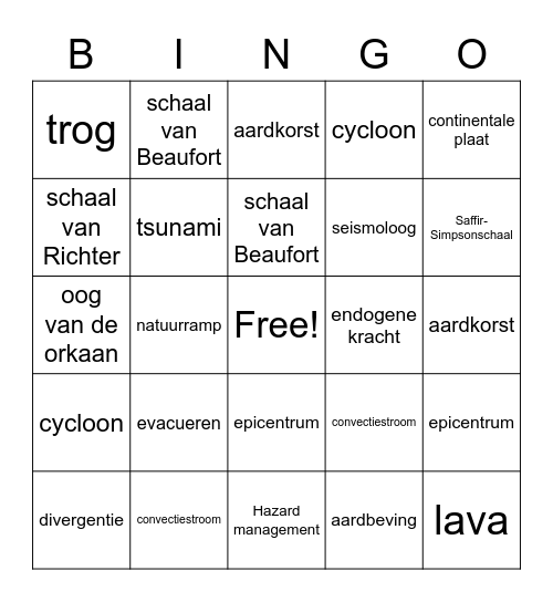 H7 Japan Bingo Card