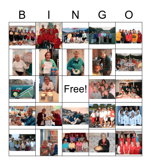 Friends Bingo Card