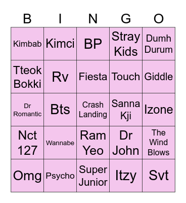 Uchida Maaya Bingo Card