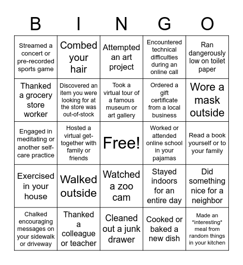 DDEI Cafe with Colleagues Bingo Card