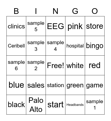 Ceribell Virtual Celebration! Bingo Card