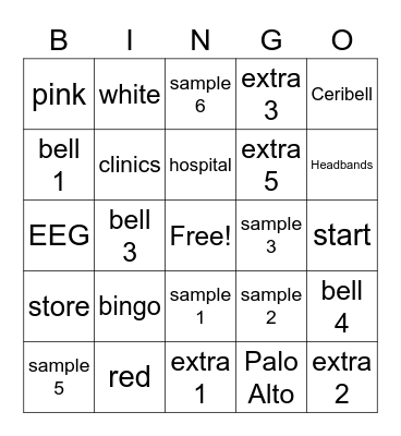Ceribell Virtual Celebration! Bingo Card